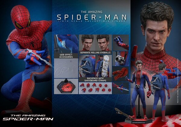 Hot Toys The Amazing Spider-Man Movie Masterpiece Action Figure 1/6 Spider-Man 30 cm Hot Toys The Amazing Spider-Man Movie Masterpiece Action Figure 1/6 Spider-Man 30 cm