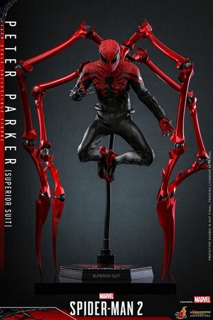 Hot Toys Spider-Man 2 Video Game Masterpiece Action Figure 1/6 Peter Parker (Superior Suit) 30 cm Hot Toys Spider-Man 2 Video Game Masterpiece Action Figure 1/6 Peter Parker (Superior Suit) 30 cm