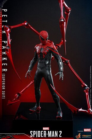 Hot Toys Spider-Man 2 Video Game Masterpiece Action Figure 1/6 Peter Parker (Superior Suit) 30 cm Hot Toys Spider-Man 2 Video Game Masterpiece Action Figure 1/6 Peter Parker (Superior Suit) 30 cm