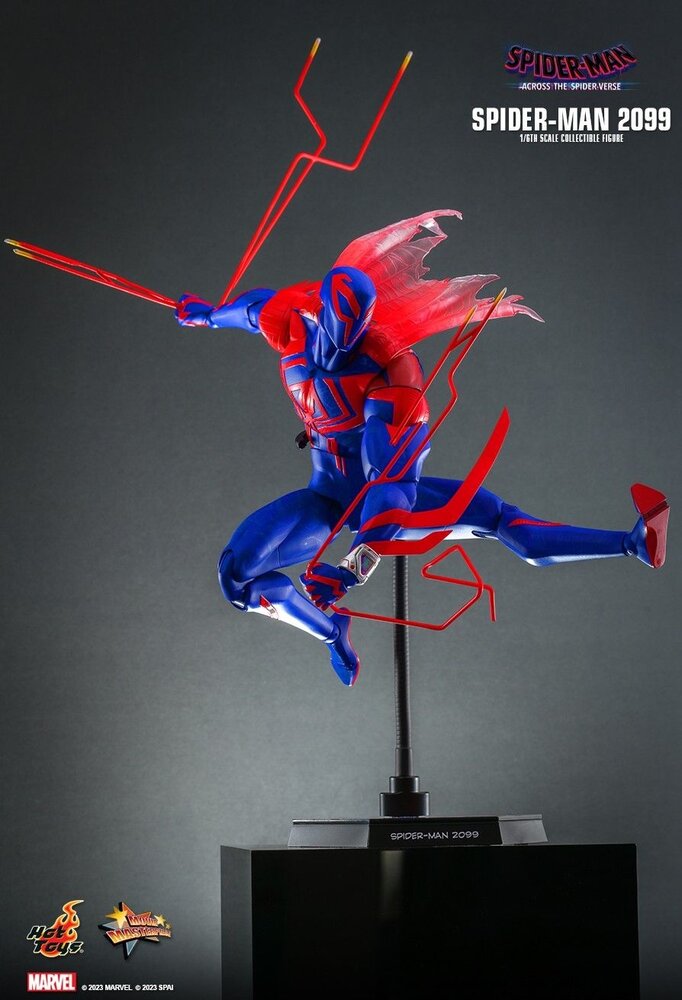 Hot Toys Spider-Man: Across the Spider-Verse Movie Masterpiece Action Figure 1/6 Spider-Man 2099 33 cm Hot Toys Spider-Man: Across the Spider-Verse Movie Masterpiece Action Figure 1/6 Spider-Man 2099 33 cm