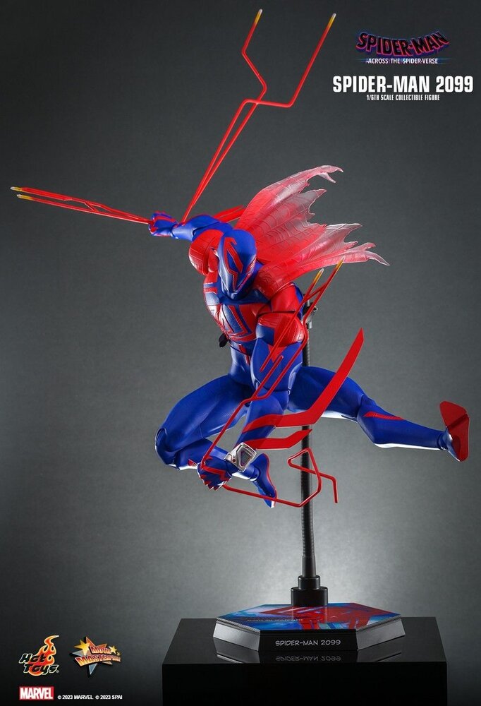 Hot Toys Spider-Man: Across the Spider-Verse Movie Masterpiece Action Figure 1/6 Spider-Man 2099 33 cm Hot Toys Spider-Man: Across the Spider-Verse Movie Masterpiece Action Figure 1/6 Spider-Man 2099 33 cm