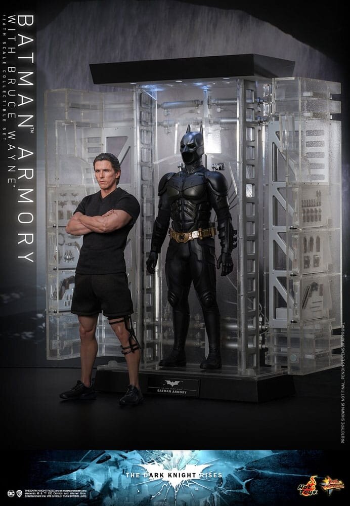 Hot Toys The Dark Knight Rises Movie Masterpiece Action Figures & Diorama 1/6 Batman Armory with Bruce Wayne 30 cm Hot Toys The Dark Knight Rises Movie Masterpiece Action Figures & Diorama 1/6 Batman Armory with Bruce Wayne 30 cm