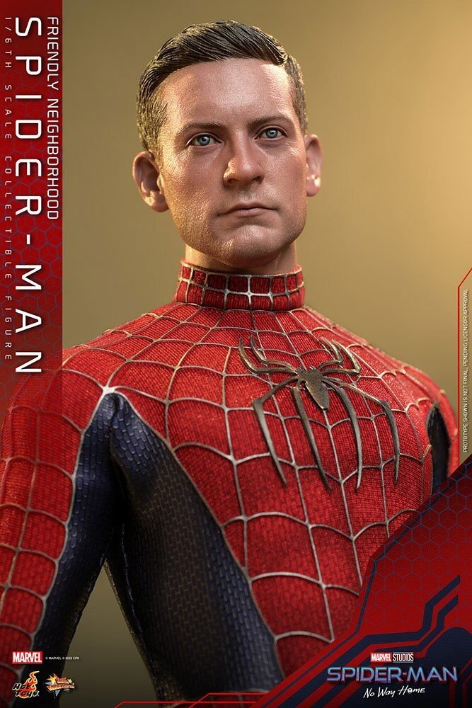 Hot Toys Spider-Man: No Way Home Movie Masterpiece Action Figure 1/6 Friendly Neighborhood Spider-Man 30 cm Hot Toys Spider-Man: No Way Home Movie Masterpiece Action Figure 1/6 Friendly Neighborhood Spider-Man 30 cm