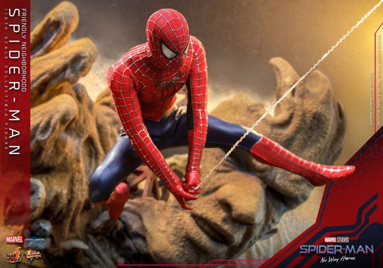 Hot Toys Spider-Man: No Way Home Movie Masterpiece Action Figure 1/6 Friendly Neighborhood Spider-Man 30 cm Hot Toys Spider-Man: No Way Home Movie Masterpiece Action Figure 1/6 Friendly Neighborhood Spider-Man 30 cm