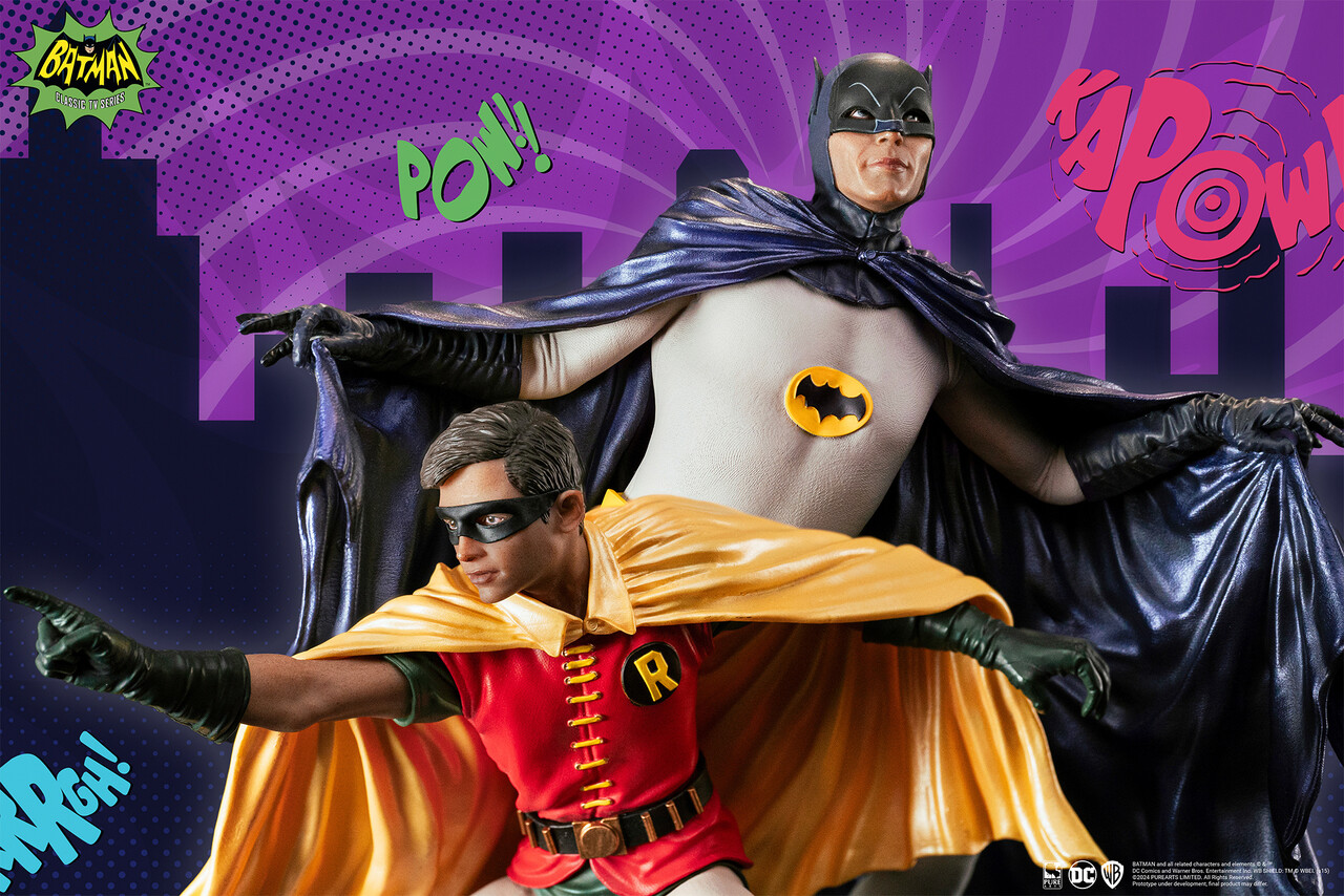 Pure Arts DC Comics Batman 1966 1/8 Statue Batman & Robin 23 cm Pure Arts DC Comics Batman 1966 1/8 Statue Batman & Robin 23 cm