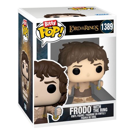Funko Lord of the Rings Bitty POP! Town Vinyl Figure Frodo at Shire 2.5 cm