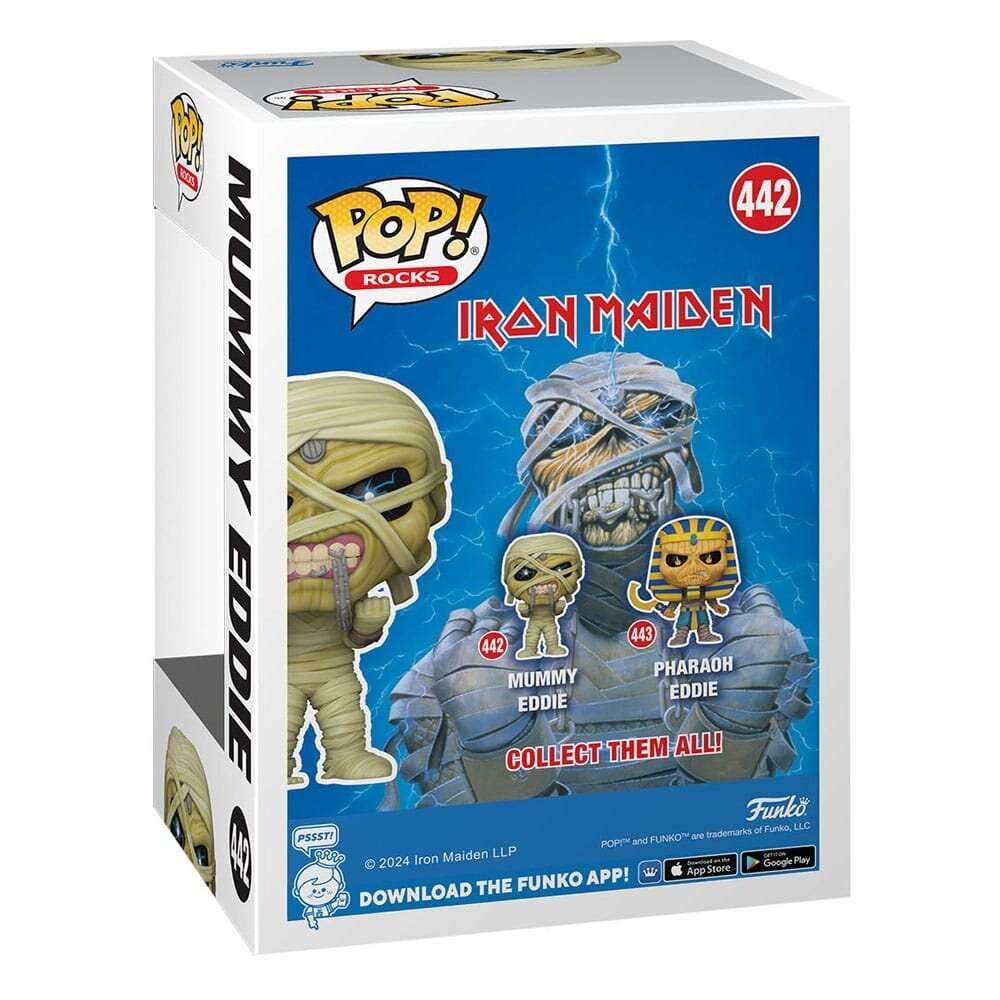 Funko Iron Maiden POP! Rocks Vinyl Figure Eddie Mummy #442 Funko Iron Maiden POP! Rocks Vinyl Figure Eddie Mummy #442