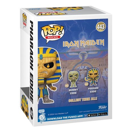 Funko Iron Maiden POP! Rocks Vinyl Figure Pharoah #443 Funko Iron Maiden POP! Rocks Vinyl Figure Pharoah #443