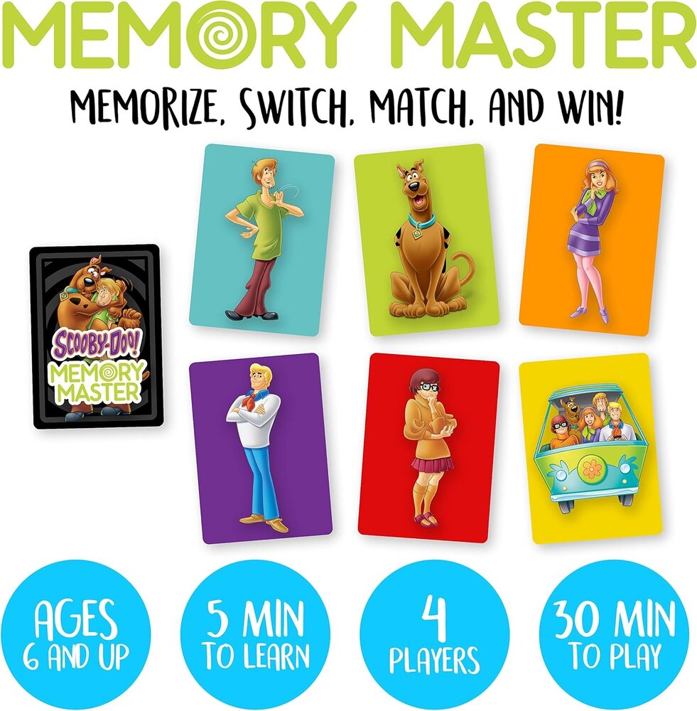 Aquarius Scooby-Doo Memory Master Kaartspel Aquarius Scooby-Doo Memory Master Kaartspel