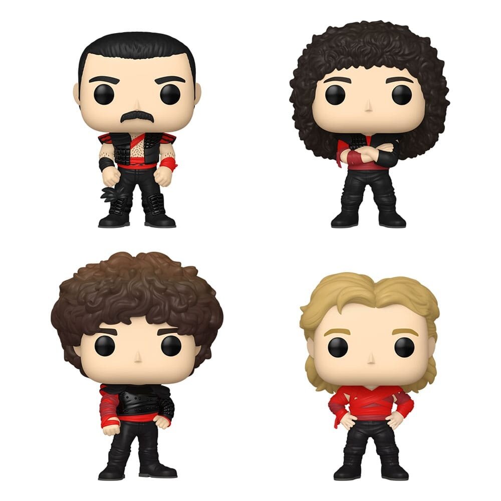 Funko Queen POP! TV Vinyl Figure 4-Pack Radio Gaga 9 cm Funko Queen POP! TV Vinyl Figure 4-Pack Radio Gaga 9 cm