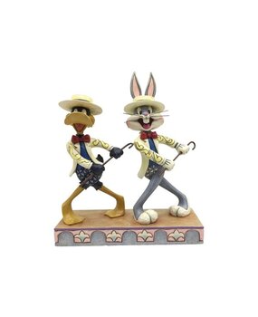 Enesco Looney Tunes Bugs Bunny and Daffy Duck On With the Show 18 cm Enesco Looney Tunes Bugs Bunny and Daffy Duck On With the Show 18 cm