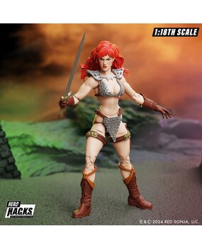 Boss Fight Studio Red Sonja Hero H.A.C.K.S. Action Figure Red Sonja Boss Fight Studio Red Sonja Hero H.A.C.K.S. Action Figure Red Sonja