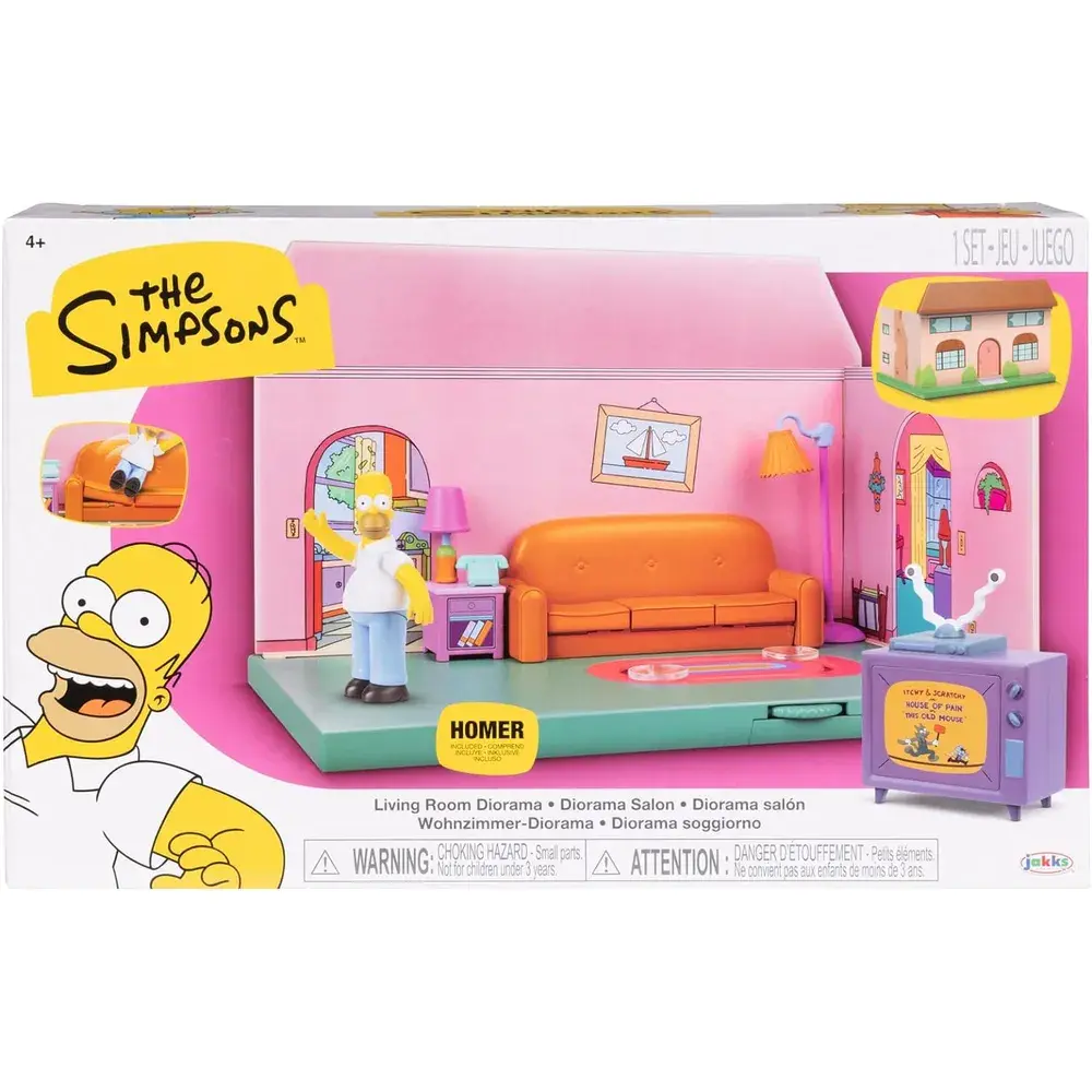 Jakks Pacific The Simpsons Living Room Playset Jakks Pacific The Simpsons Living Room Playset