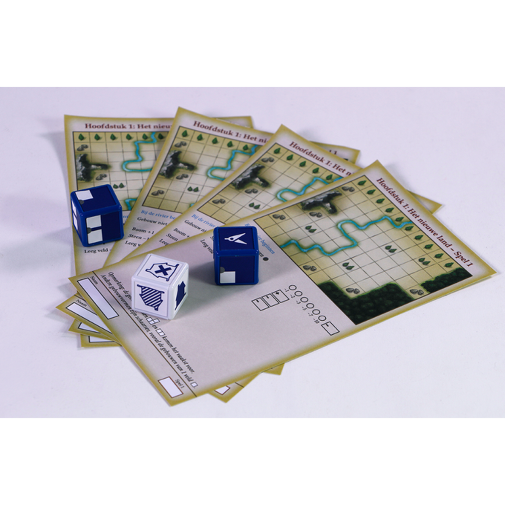 999 Games My City Roll & Write Dobbelspel 999 Games My City Roll & Write Dobbelspel