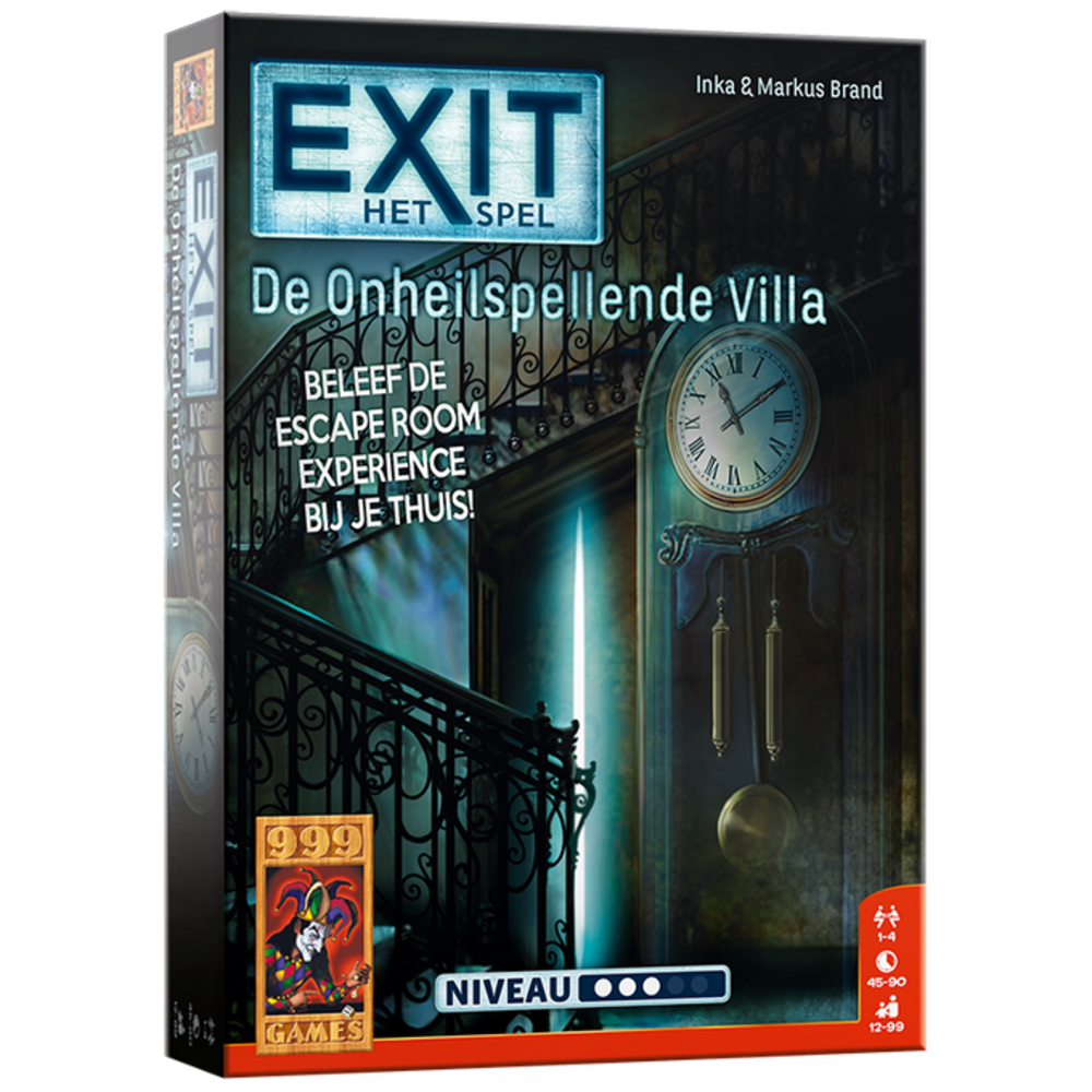 999 Games EXIT - De Onheilspellende Villa 999 Games EXIT - De Onheilspellende Villa