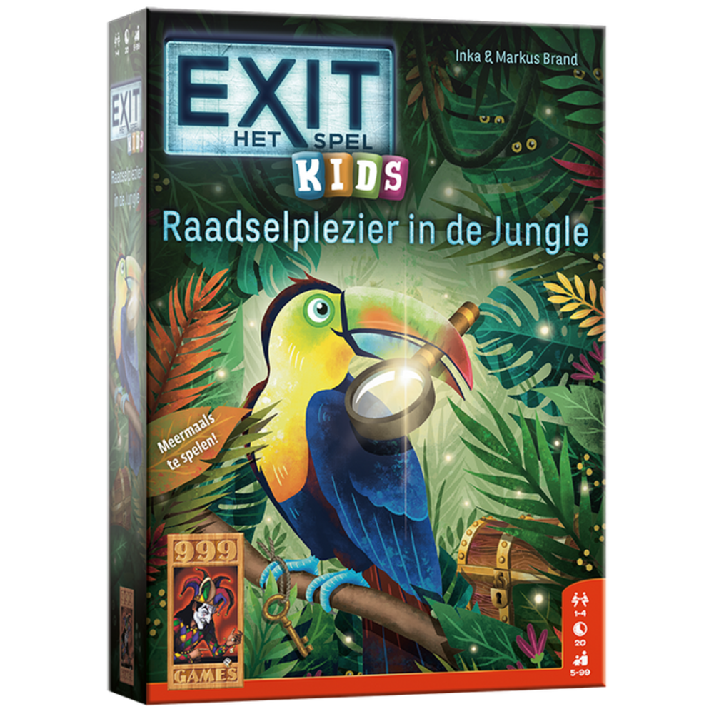 999 Games EXIT - Raadselplezier in de Jungle (Kids) 999 Games EXIT - Raadselplezier in de Jungle (Kids)