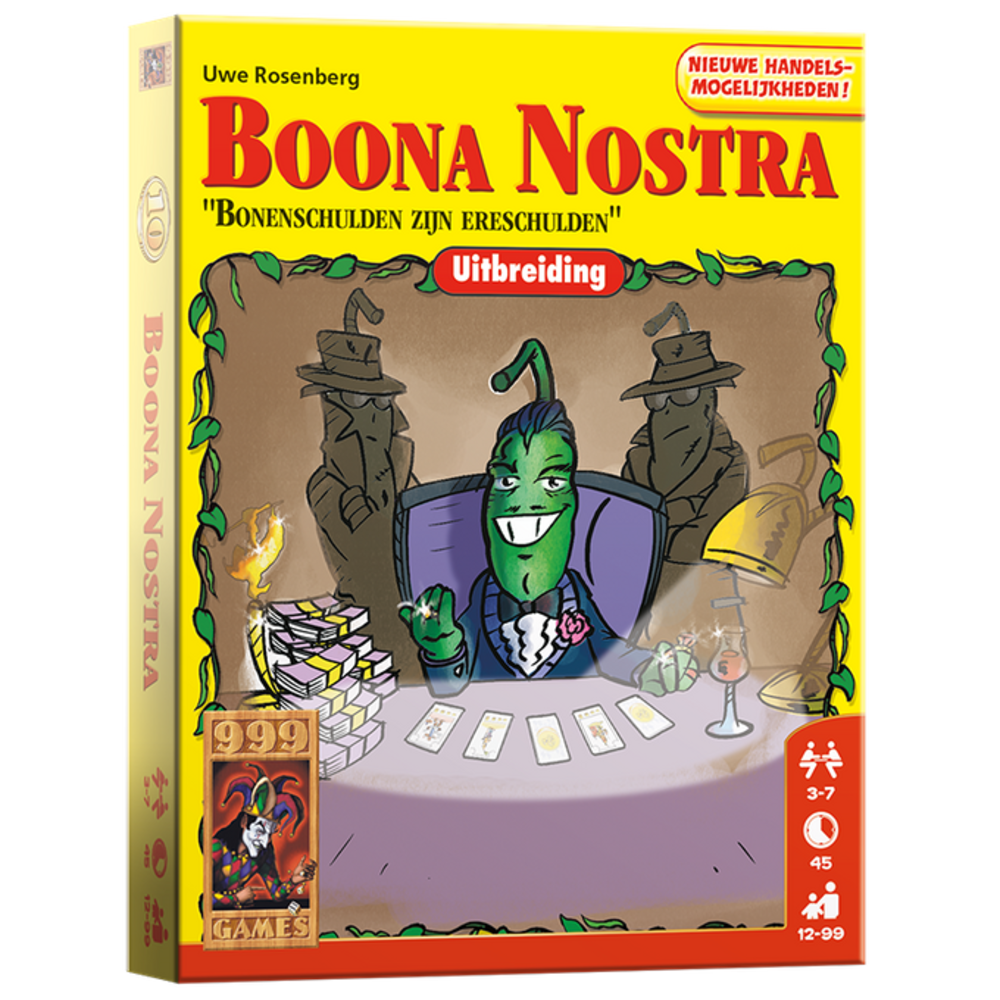 999 Games Boonanza: Boona Nostra Uitbreiding 999 Games Boonanza: Boona Nostra Uitbreiding
