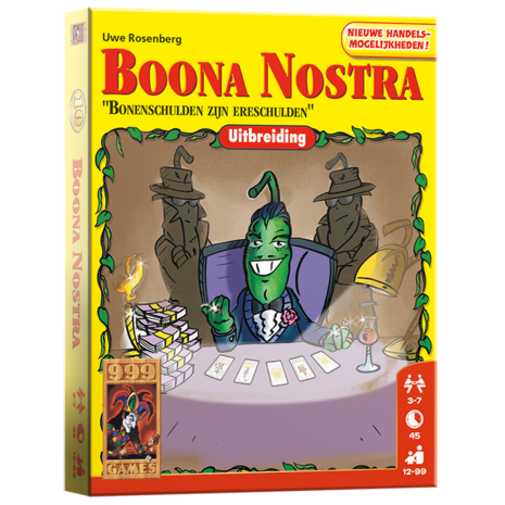 999 Games Boonanza: Boona Nostra Uitbreiding 999 Games Boonanza: Boona Nostra Uitbreiding