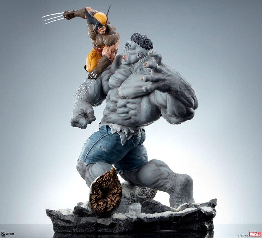 Sideshow Collectibles Marvel Statue Grey Hulk vs Wolverine 58 cm Sideshow Collectibles Marvel Statue Grey Hulk vs Wolverine 58 cm