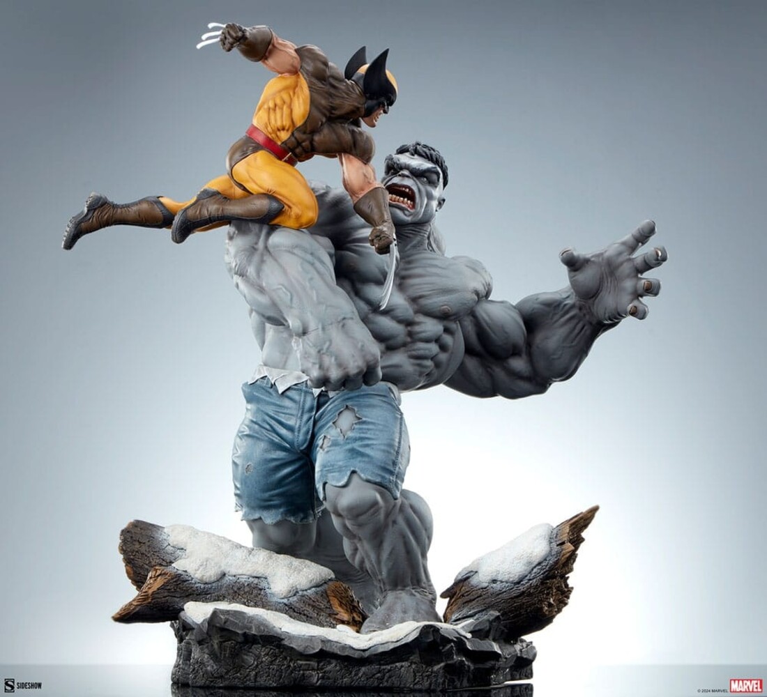 Sideshow Collectibles Marvel Statue Grey Hulk vs Wolverine 58 cm Sideshow Collectibles Marvel Statue Grey Hulk vs Wolverine 58 cm