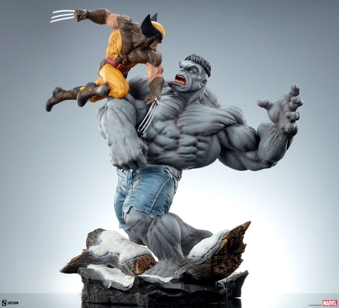 Sideshow Collectibles Marvel Statue Grey Hulk vs Wolverine 58 cm Sideshow Collectibles Marvel Statue Grey Hulk vs Wolverine 58 cm