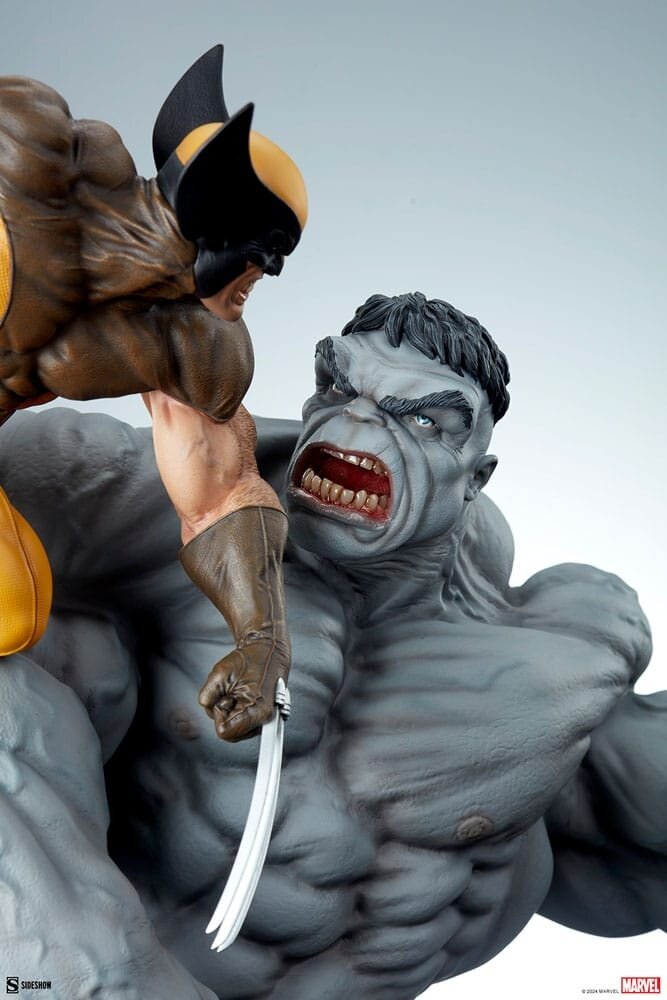Sideshow Collectibles Marvel Statue Grey Hulk vs Wolverine 58 cm Sideshow Collectibles Marvel Statue Grey Hulk vs Wolverine 58 cm