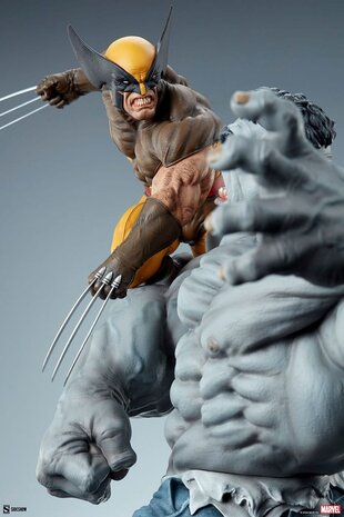 Sideshow Collectibles Marvel Statue Grey Hulk vs Wolverine 58 cm Sideshow Collectibles Marvel Statue Grey Hulk vs Wolverine 58 cm