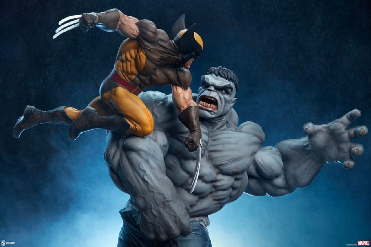 Sideshow Collectibles Marvel Statue Grey Hulk vs Wolverine 58 cm Sideshow Collectibles Marvel Statue Grey Hulk vs Wolverine 58 cm