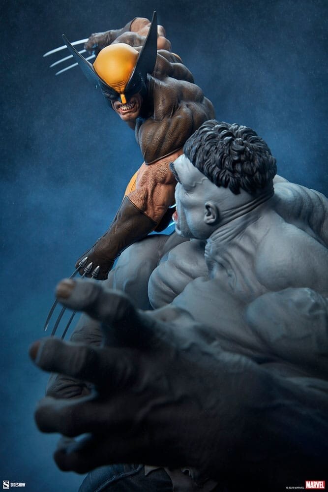 Sideshow Collectibles Marvel Statue Grey Hulk vs Wolverine 58 cm Sideshow Collectibles Marvel Statue Grey Hulk vs Wolverine 58 cm