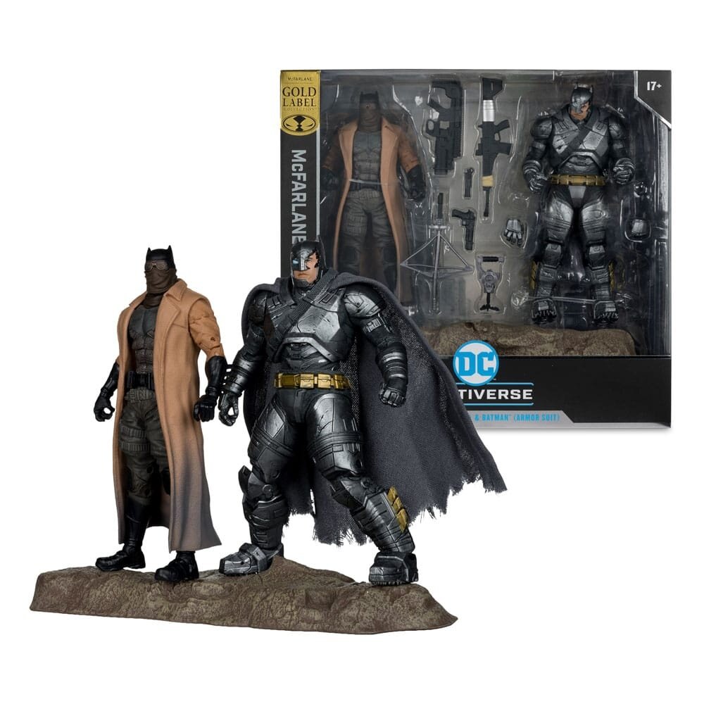 McFarlane Toys DC Multiverse Collector Edition Action Figure 2-Pack #02 Batman (Knightmare) & Batman (Armor Suit) (BvS: DoJ) (Gold Label) 18 cm McFarlane Toys DC Multiverse Collector Edition Action Figure 2-Pack #02 Batman (Knightmare) & Batman (Armor Suit) (BvS: DoJ) (Gold Label) 18 cm