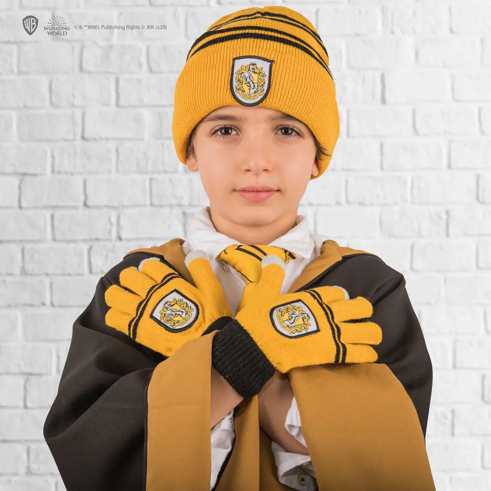 Cinereplicas Harry Potter Hufflepuff Beanie and Gloves (kids) Cinereplicas Harry Potter Hufflepuff Beanie and Gloves (kids)