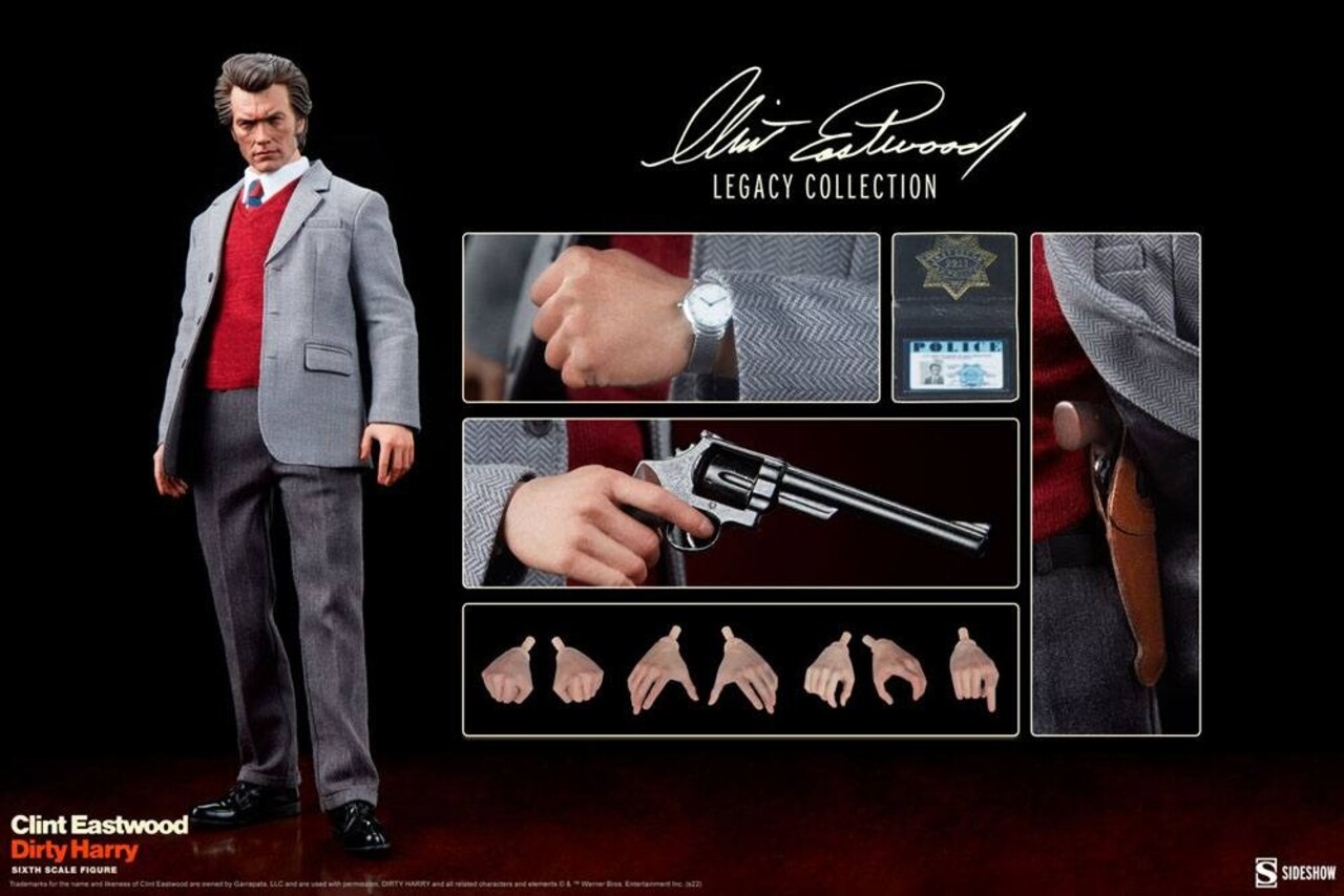 Sideshow Collectibles Dirty Harry Clint Eastwood Legacy Collection Action Figure 1/6 Harry Callahan 30 cm Sideshow Collectibles Dirty Harry Clint Eastwood Legacy Collection Action Figure 1/6 Harry Callahan 30 cm