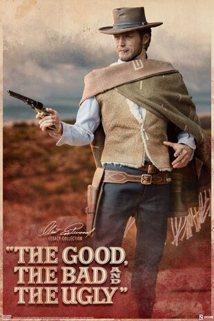 Sideshow Collectibles The Good, The Bad and the Ugly Clint Eastwood Legacy Collection Action Figure 1/6 The Man With No Name 30 cm Sideshow Collectibles The Good, The Bad and the Ugly Clint Eastwood Legacy Collection Action Figure 1/6 The Man With No Name 30 cm