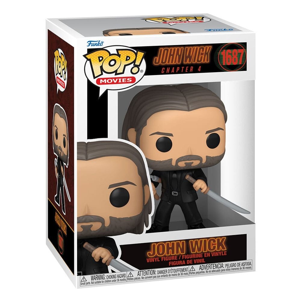 Funko John Wick 4 POP! Movies Vinyl Figure John Wick #1687 Funko John Wick 4 POP! Movies Vinyl Figure John Wick #1687