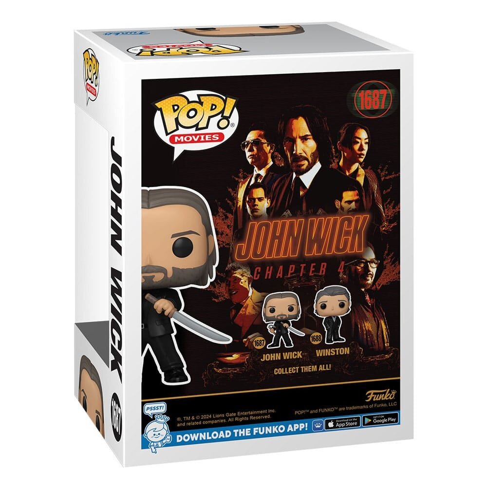 Funko John Wick 4 POP! Movies Vinyl Figure John Wick #1687 Funko John Wick 4 POP! Movies Vinyl Figure John Wick #1687