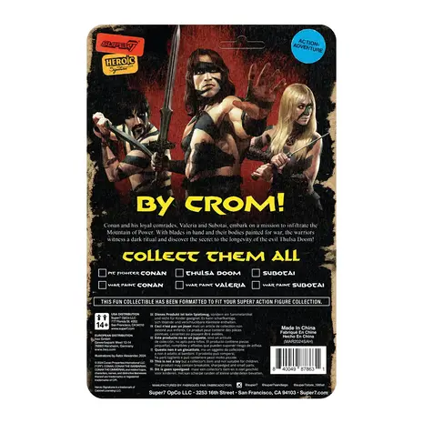 Super7 Conan The Barbarian ReAction Action Figure Wave 02 Conan (War Paint) 10 cm Super7 Conan The Barbarian ReAction Action Figure Wave 02 Conan (War Paint) 10 cm