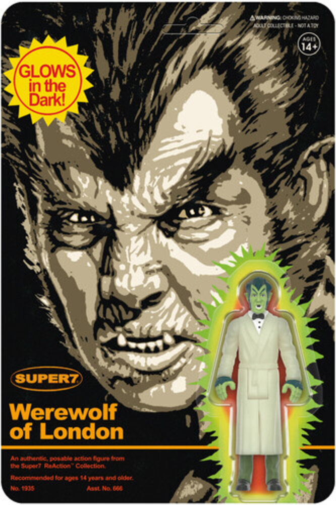 Super7 Werewolf of London ReAction Action Figure Wave 02 Werewolf of London (Monster Glow) 10 cm Super7 Werewolf of London ReAction Action Figure Wave 02 Werewolf of London (Monster Glow) 10 cm