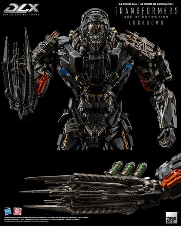 Threezero Transformers: Age of Extinction DLX Action Figure 1/6 Lockdown 24 cm Threezero Transformers: Age of Extinction DLX Action Figure 1/6 Lockdown 24 cm