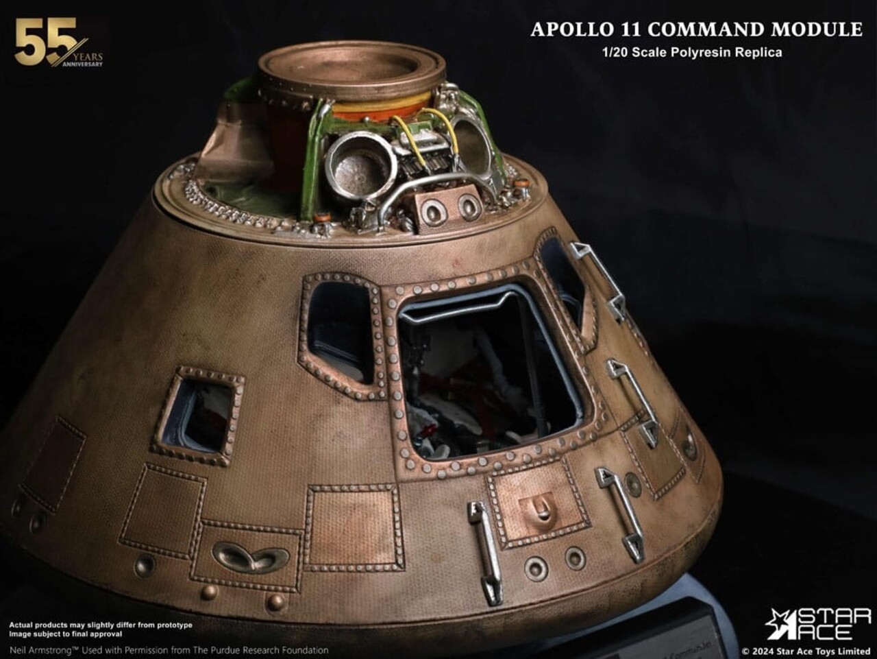 Star Ace Toys Apollo 11 Replica 1/20 Command Module (DX) 20 cm Star Ace Toys Apollo 11 Replica 1/20 Command Module (DX) 20 cm