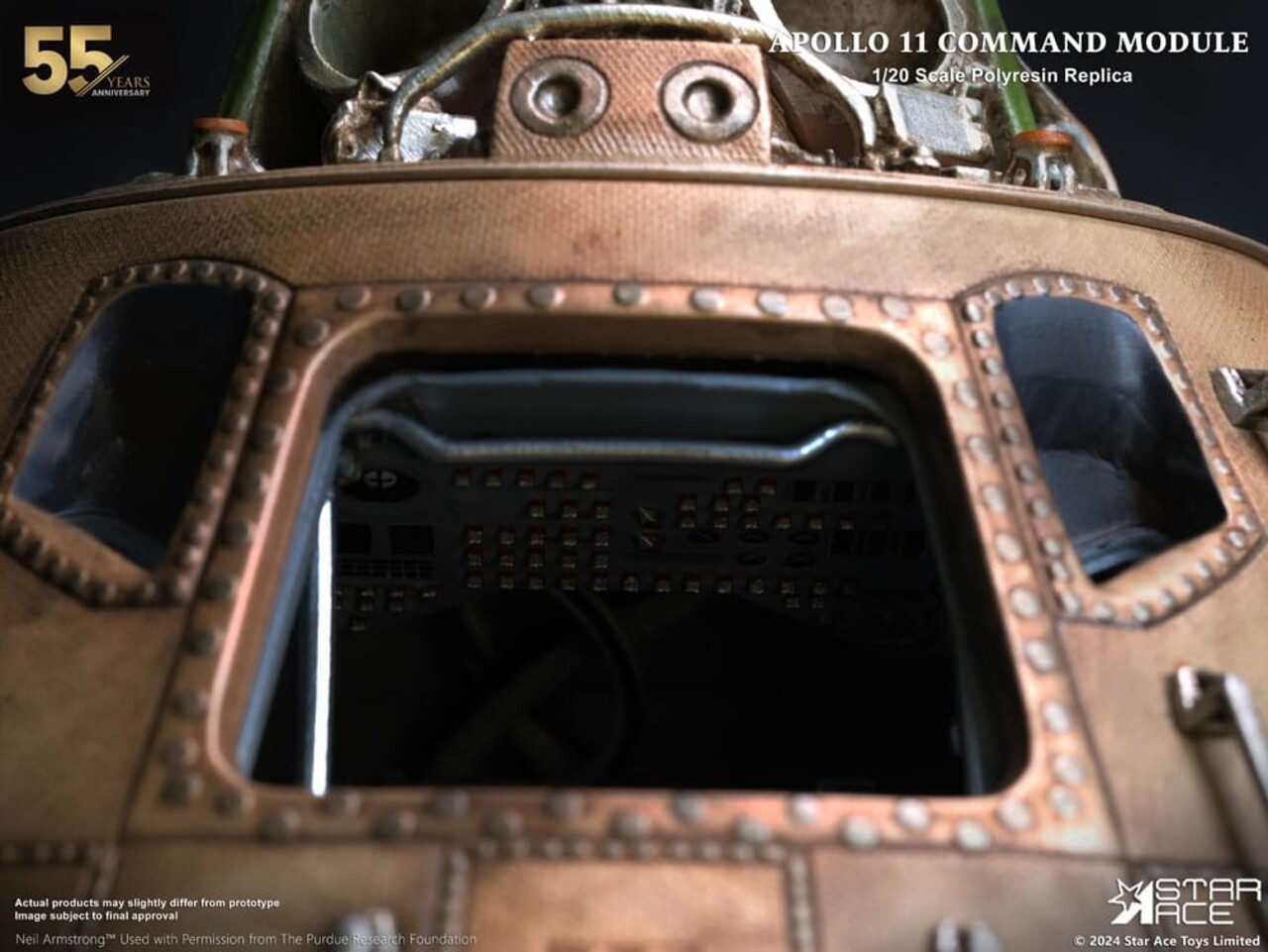 Star Ace Toys Apollo 11 Replica 1/20 Command Module (DX) 20 cm Star Ace Toys Apollo 11 Replica 1/20 Command Module (DX) 20 cm