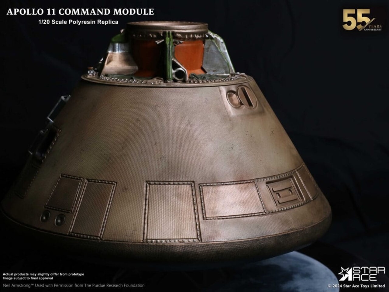 Star Ace Toys Apollo 11 Replica 1/20 Command Module (DX) 20 cm Star Ace Toys Apollo 11 Replica 1/20 Command Module (DX) 20 cm