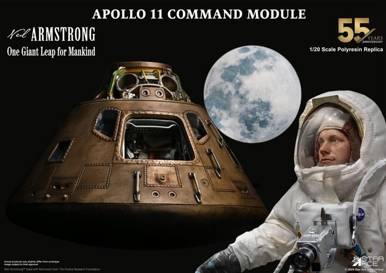 Star Ace Toys Apollo 11 Replica 1/20 Command Module (DX) 20 cm Star Ace Toys Apollo 11 Replica 1/20 Command Module (DX) 20 cm