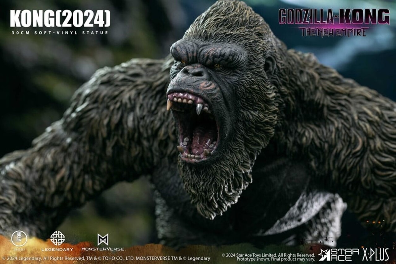 Star Ace Toys Godzilla vs. Kong: The New Empire Soft Vinyl Statue Kong 30 cm Star Ace Toys Godzilla vs. Kong: The New Empire Soft Vinyl Statue Kong 30 cm