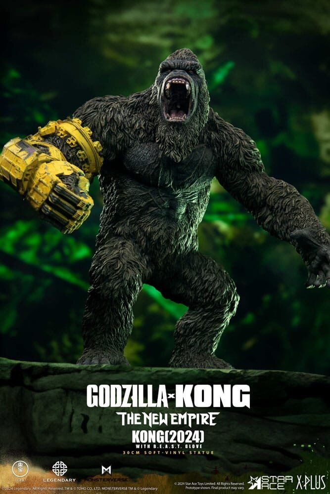 Star Ace Toys Godzilla vs. Kong: The New Empire Soft Vinyl Statue Kong with B.E.A.S.T. Glove 30 cm Star Ace Toys Godzilla vs. Kong: The New Empire Soft Vinyl Statue Kong with B.E.A.S.T. Glove 30 cm