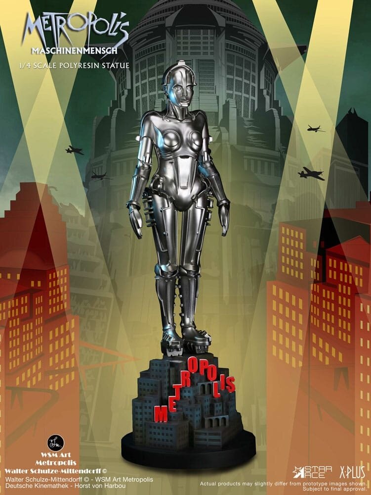 Star Ace Toys Metropolis Statue 1/4 Maschinenmensch Silver 40 cm Star Ace Toys Metropolis Statue 1/4 Maschinenmensch Silver 40 cm
