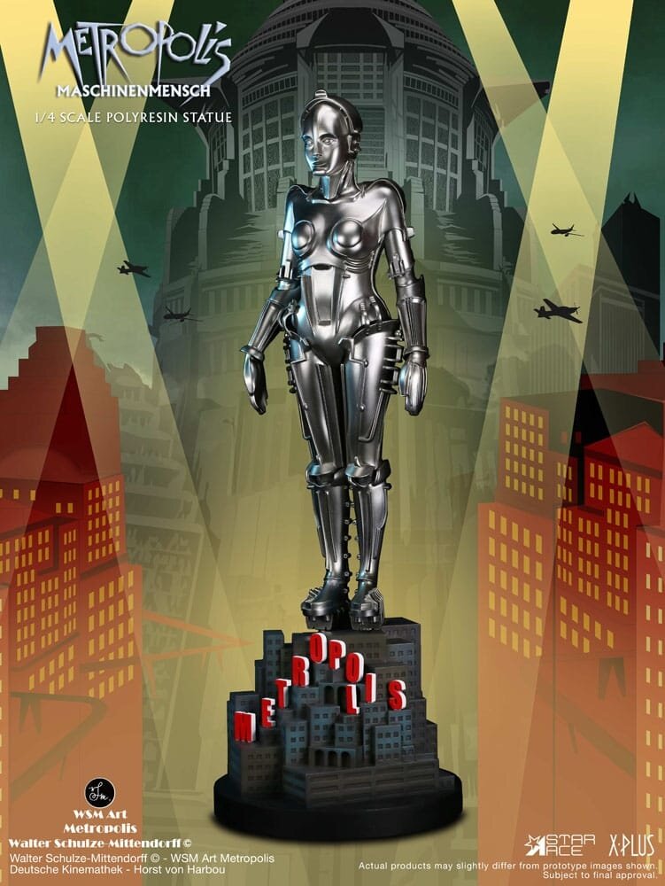 Star Ace Toys Metropolis Statue 1/4 Maschinenmensch Silver 40 cm Star Ace Toys Metropolis Statue 1/4 Maschinenmensch Silver 40 cm