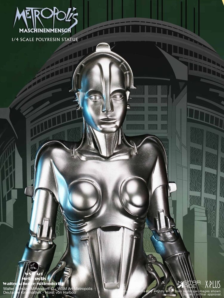 Star Ace Toys Metropolis Statue 1/4 Maschinenmensch Silver 40 cm Star Ace Toys Metropolis Statue 1/4 Maschinenmensch Silver 40 cm