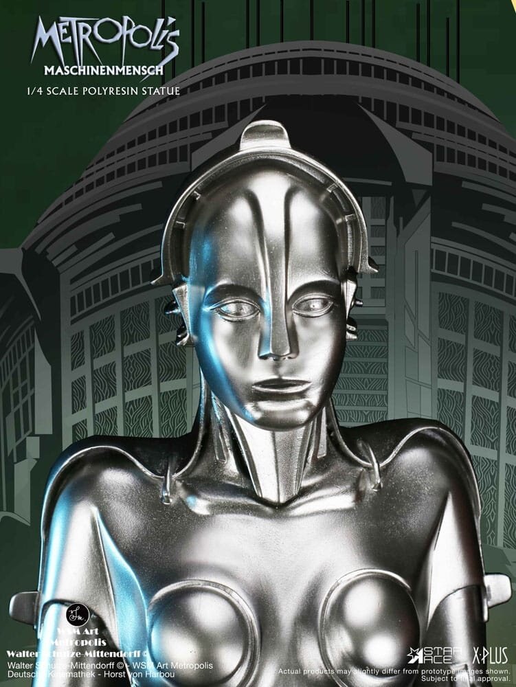 Star Ace Toys Metropolis Statue 1/4 Maschinenmensch Silver 40 cm Star Ace Toys Metropolis Statue 1/4 Maschinenmensch Silver 40 cm