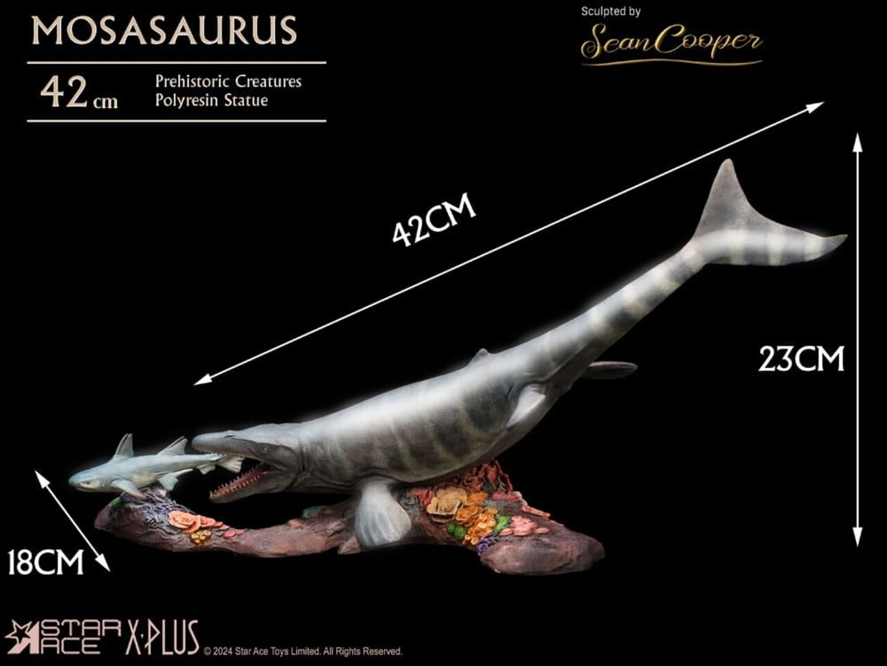 Star Ace Toys Wonders of the Wild Statue Mosasaurus (DX) 42 cm Star Ace Toys Wonders of the Wild Statue Mosasaurus (DX) 42 cm