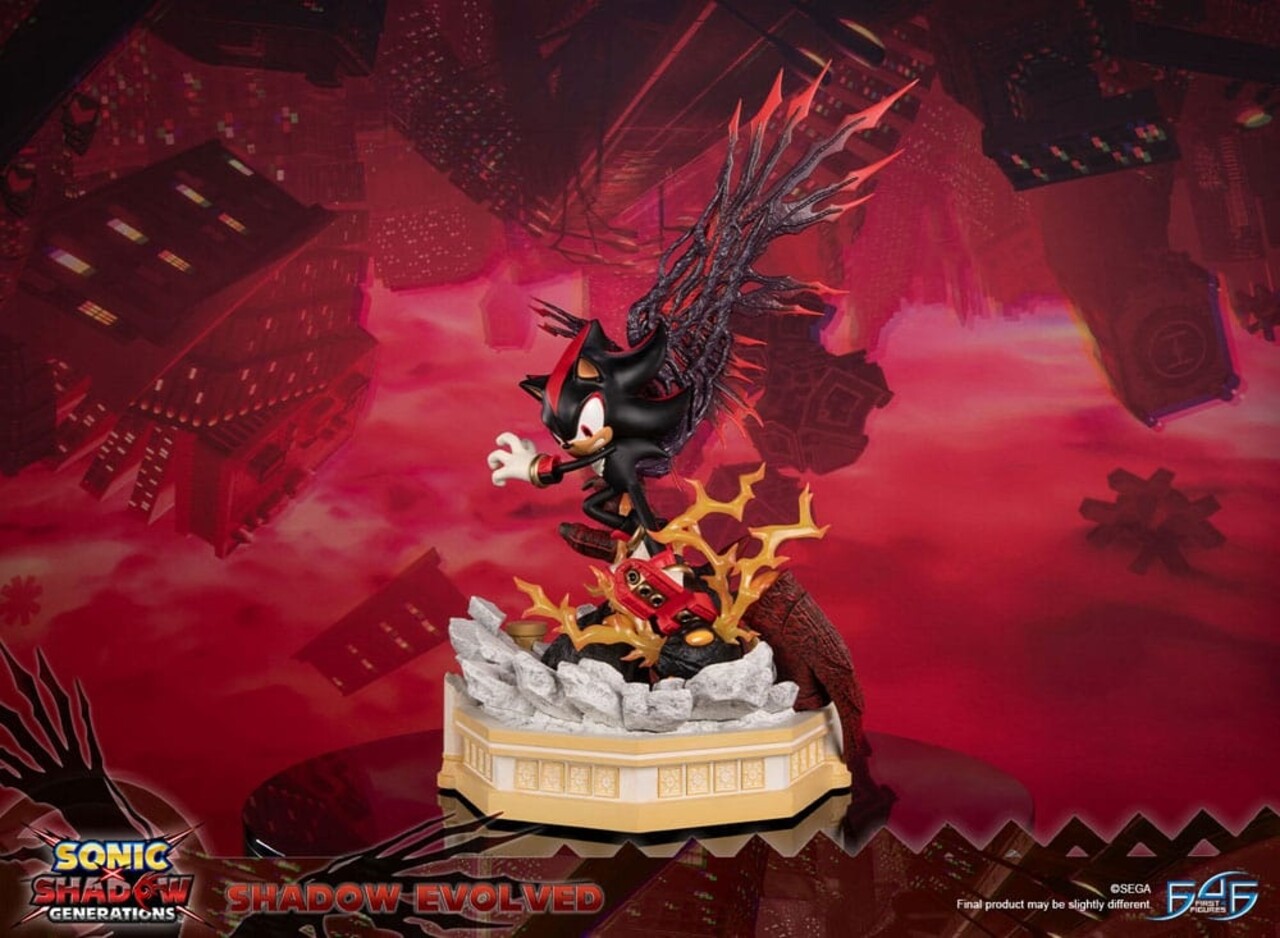 First 4 Figures Sonic X Shadow Generations Statue Shadow Evolved 58 cm First 4 Figures Sonic X Shadow Generations Statue Shadow Evolved 58 cm